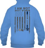 I Am Not Not Most Women Navy Mom T-Shirt - Guys Tee - Hoodie