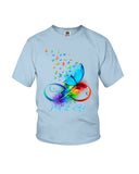 Let It Be Coloful Butterfly Limited Classic T-Shirt - Ladies Flowy Tank - Youth Tee