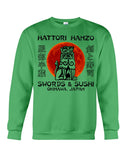 Hattori Hanzo Swords & Sushi T-Shirt - Sweatshirt - Unisex Tank Top