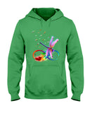 Dragonfly Angles From Heaven - Ladies Tee - Hoodie