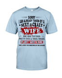 Sexy And Grazy Wife T-Shirt - Guys Tee - Unisex Long Sleeve