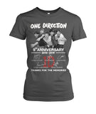 9Th Anniversary Of One Direction Limited Classic T- Shirt - Hoodie - Ladies Tee