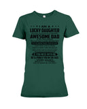 Lucky Daughter Of A March Awesome Dad Limited Classic T-Shirt - Ladies Tee - Hoodie