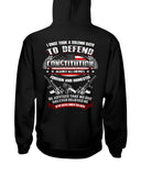 Boom - Us Man The Constitution Against All Enemies T-Shirt - Hoodie - Unisex Long Sleeve