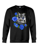 Cute  Owl With Blue Roses Classic Tee - Sweatshirt - Unisex Tank Top