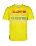 Librarian -The Man-The Myth- The Lengend Tote Bag - Guys V-Neck - Mug