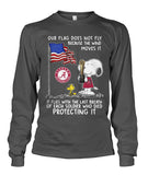 Flag Fly Because Solider Dead Protecting It Limited Classic T-Shirt - Ladies Tee - Unisex Long Sleeve