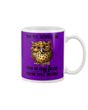 Owl- Look On My Face Limited Classic T-Shirt - Guys V-Neck - Mug