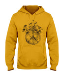 Hippie Peace Sign And Mushroom  Limited Classic T-Shirt - Ladies Tee - Hoodie