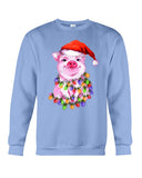 Christmas Lightning Pig T-Shirt - Sweatshirt - Unisex Tank Top