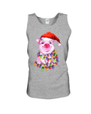 Christmas Lightning Pig T-Shirt - Sweatshirt - Unisex Tank Top