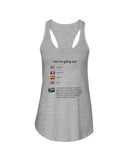 South Africa Ma I'm Going Out T-Shirt - Unisex Tank Top - Ladies Flowy Tank