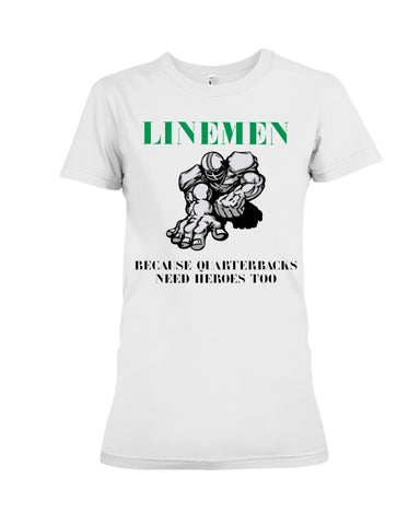 Football - Linemen Limited Classic T-Shirt - Ladies Tee - Hoodie