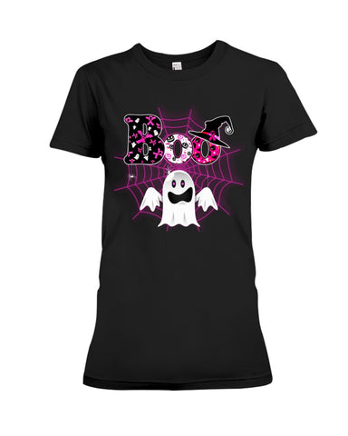 Boo - Breast Cancer Classic T-Shirt - Ladies Tee - Sweatshirt