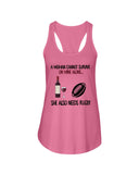 A Woman Needs Wine And Rugby Limited Classic T-Shirt - Ladies Flowy Tank - Youth Tee