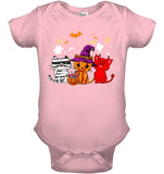 Halloween Cute Cats T-Shirt - Youth Tee - Baby Onesie