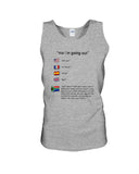 South Africa Ma I'm Going Out T-Shirt - Unisex Tank Top - Ladies Flowy Tank