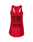 January Girl - Lucky Daughter Was Raised By Awesome Mom T-Shirt - Ladies Flowy Tank - Ladies Tee