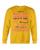 I Am A Breast Cancer Warrior I Can Do All Things Limited Classic T- Shirt - Sweatshirt - Unisex Tank Top