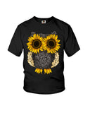 Sunflower Owl Limited Classic T-Shirt - Ladies Flowy Tank - Youth Tee