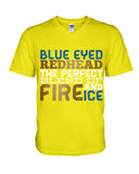 Blue Eye Hedhead The Perfect Blend Of Fire And Ice Limited Classic T- Shirt - Guys V-Neck - Unisex Long Sleeve