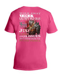 July Man Has Anger Issues And Serious Dislike For Stupid People - Hoodie - Guys V-Neck
