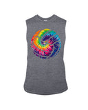 Tie Dye Volleyball T-Shirt - Guys Tee - Unisex Long Sleeve