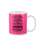 September Girl Hasa Fought Thousands Battles T-Shirt - Basketweave Tote Bag - Mug