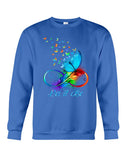 Let It Be Coloful Butterfly Limited Classic T-Shirt - Sweatshirt - Unisex Tank Top