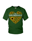 I'm A Sunfloweraholic Limited Classic T-Shirt - Ladies Flowy Tank - Youth Tee