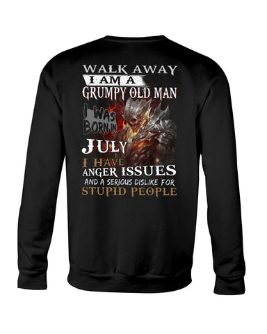 July Man Has Anger Issues And Serious Dislike For Stupid People - Sweatshirt - Unisex Tank Top