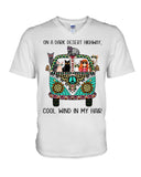 On A Dark Desert Highway T-Shirt - Guys V-Neck - Mug