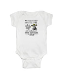 A Girl Who Really Loved Dogs And Games - Guys Tee - Baby Onesie