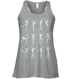 Ballet Skeleton Limited Classic T- Shirt - Sweatshirt - Ladies Flowy Tank