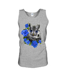 Cute  Owl With Blue Roses Classic Tee - Sweatshirt - Unisex Tank Top