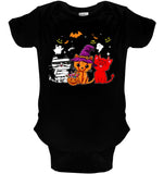 Halloween Cute Cats T-Shirt - Youth Tee - Baby Onesie