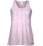 Ballet Skeleton Limited Classic T- Shirt - Sweatshirt - Ladies Flowy Tank