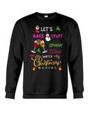 Drink Wine And Watch Christmas Movies Classic T-Shirt - Sweatshirt - Unisex Tank Top