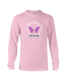 Domestic Violence Warrior Butterfly Tote Bag - Unisex Long Sleeve