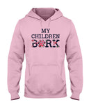 Dog Footprint- My Children Bark Limited Classic T-Shirt - Hoodie - Guys V-Neck