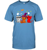 Halloween Cute Cats T-Shirt - Guys Tee - Ladies Tee