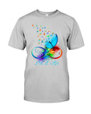 Let It Be Coloful Butterfly Limited Classic T-Shirt - Guys Tee - Unisex Long Sleeve