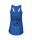 Hippie Peace Sign And Mushroom  Limited Classic T-Shirt - Ladies Flowy Tank - Youth Tee