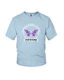 Domestic Violence Warrior Butterfly Tote Bag - Youth Tee - Ladies Tee