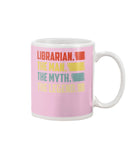 Librarian -The Man-The Myth- The Lengend Tote Bag - Guys V-Neck - Mug