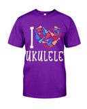 I Love Ukulele Limited Classic T-Shirt - Guys Tee - Unisex Long Sleeve