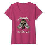 New Orleans Saints - Metallica T-Shirt - Youth Tee - Ladies V-Neck