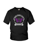 Domestic Violence Warrior Butterfly Tote Bag - Youth Tee - Ladies Tee