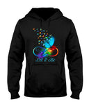 Let It Be Coloful Butterfly Limited Classic T-Shirt - Ladies Tee - Hoodie