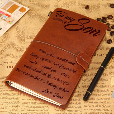 Gda16003 - To My Son, Remember That I Will Always Be Here - Notebook Notebook PetLoveGift 